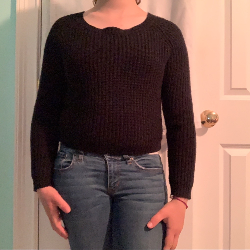 Black sweater